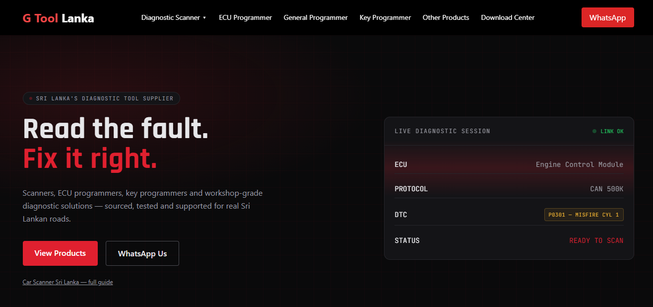 Gtool Lanka Website